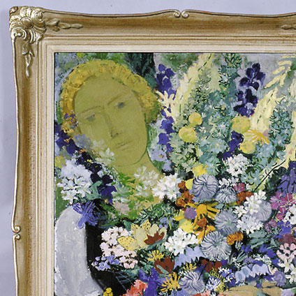 Trachtenmädchen von August Babbegger.